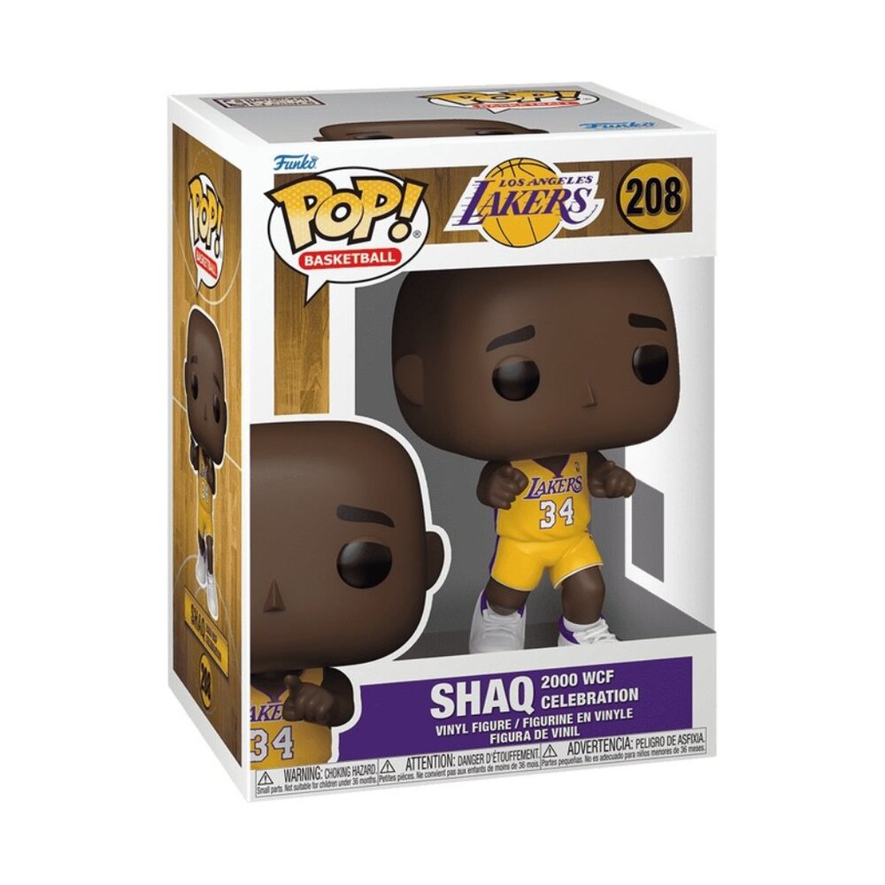 Funko POP! NBA Legends Shaq 2000 WCF Celebration LA Lakers Figure #208!